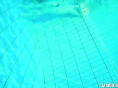 Swinger nudist couples underwater sex spy cam
