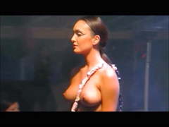 Catwalk fashion models topless and naked