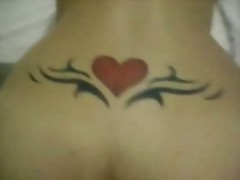 Pretty tattoe mexican girlfriend getting fuck doggy style,!damn good video!