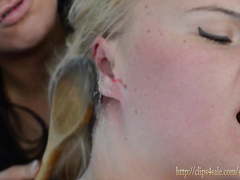 EAR FETISH SALT DESTROY - DOMINA NIA BLACK & SLAVE KORNELIA